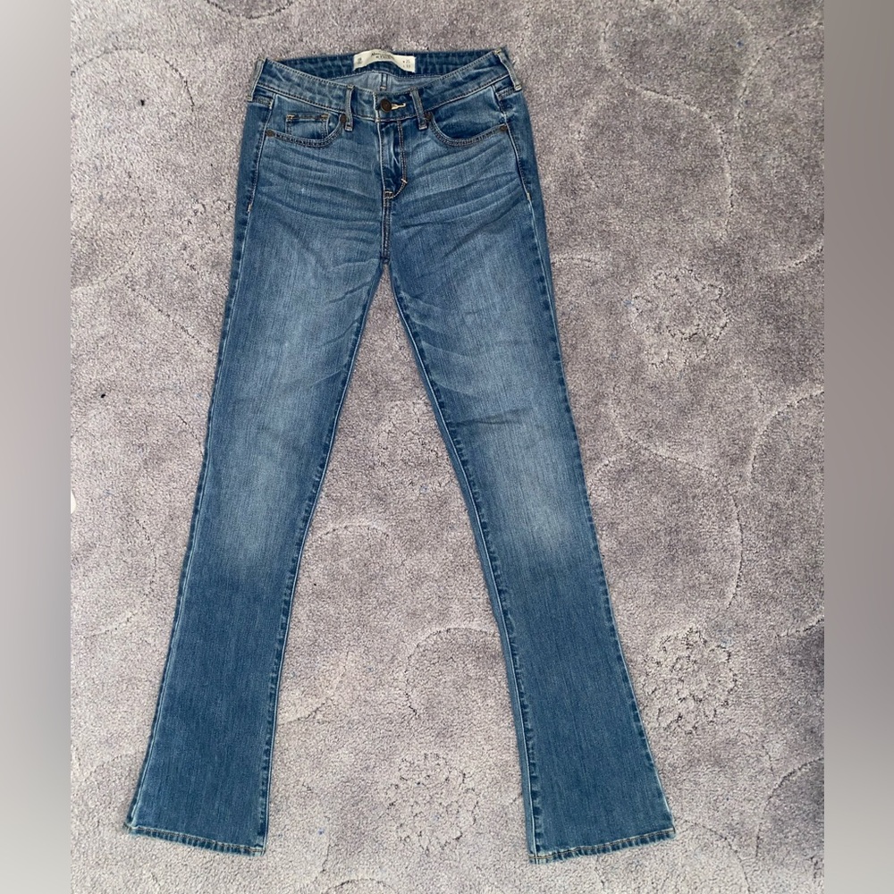Abercrombie & Fitch Women's Blue Boot Cut Jeans